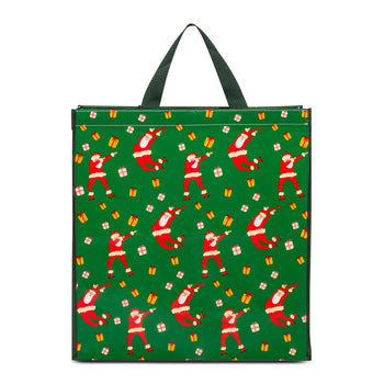 Shopper natalizia grande verde in TNT, Idee Regalo Natale, SKU n982000067, Immagine 0